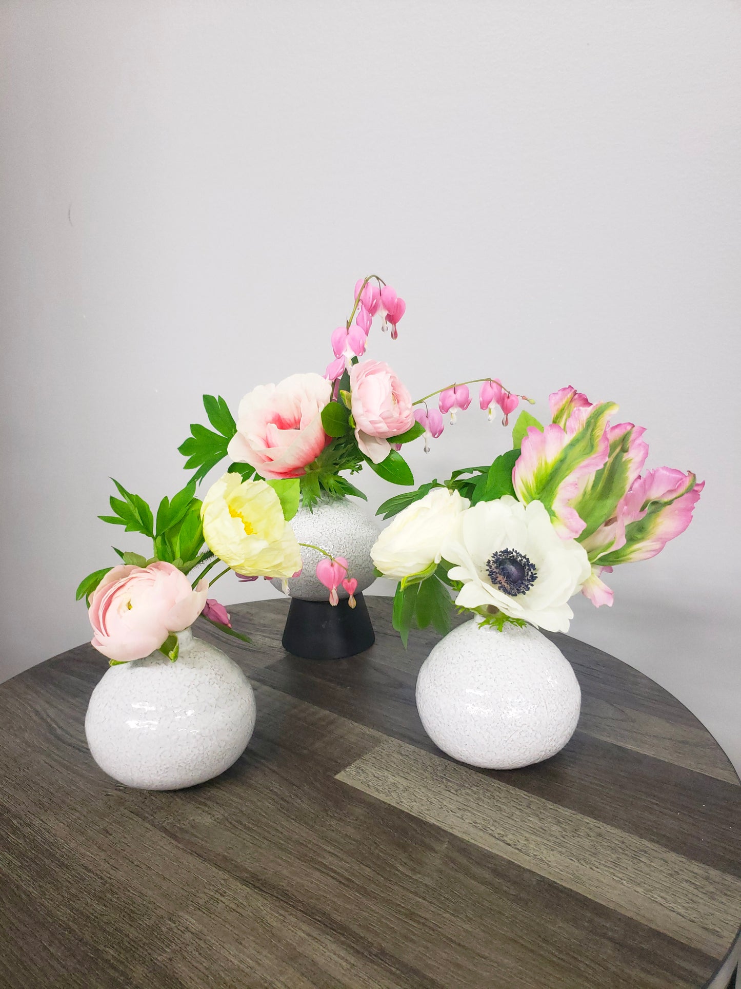Ceramic Bud Vase Trio