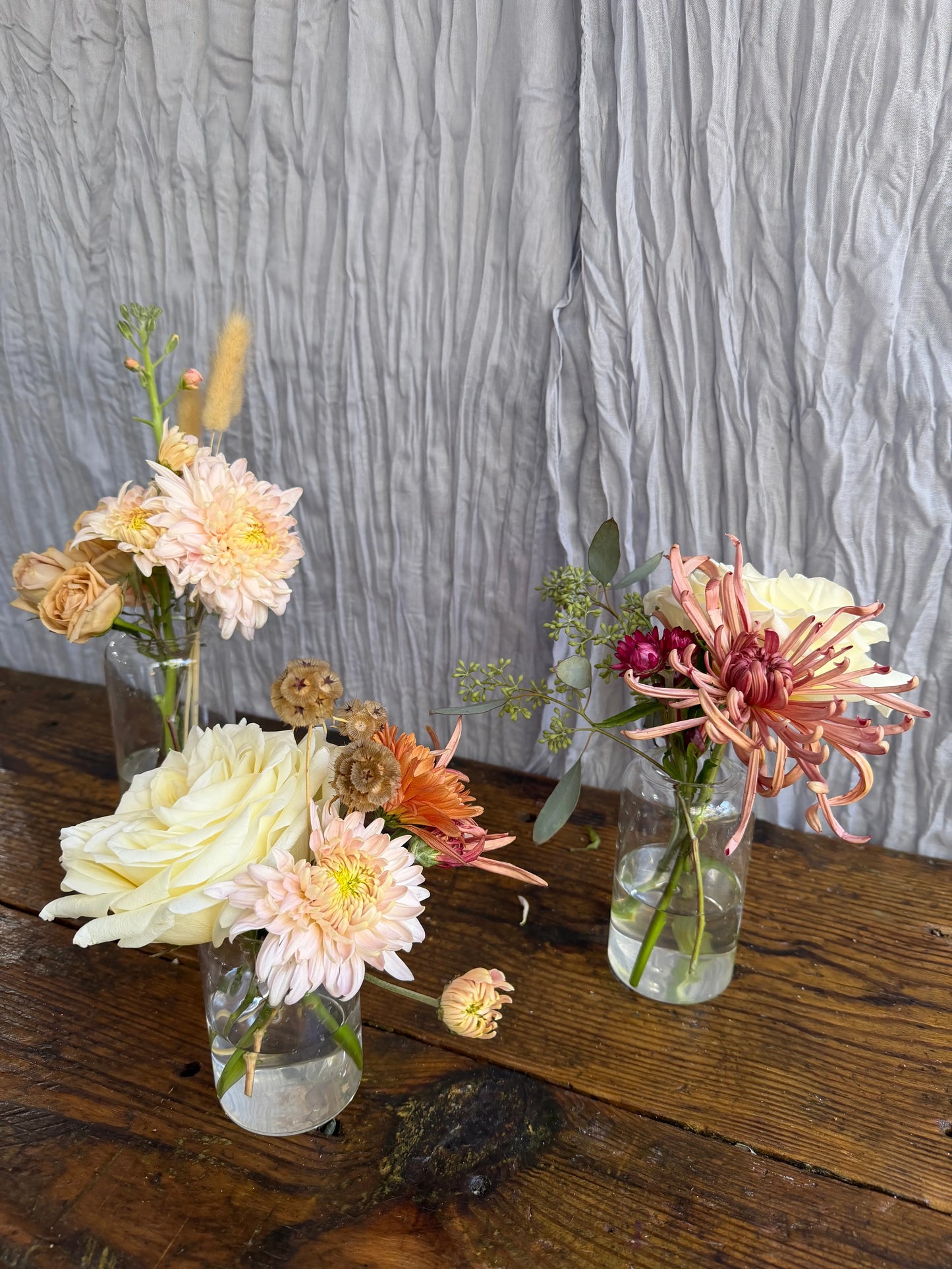 Bud Vase Trio Sweet Blossoms LLC