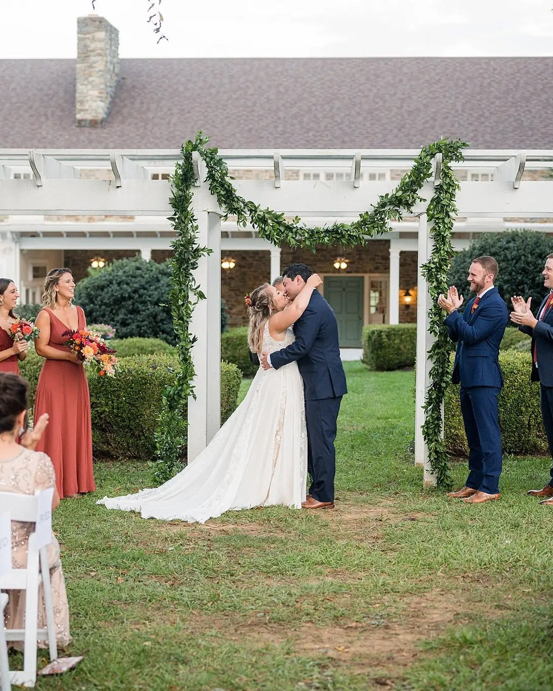 8ft Greenery Garland Sweet Blossoms LLC