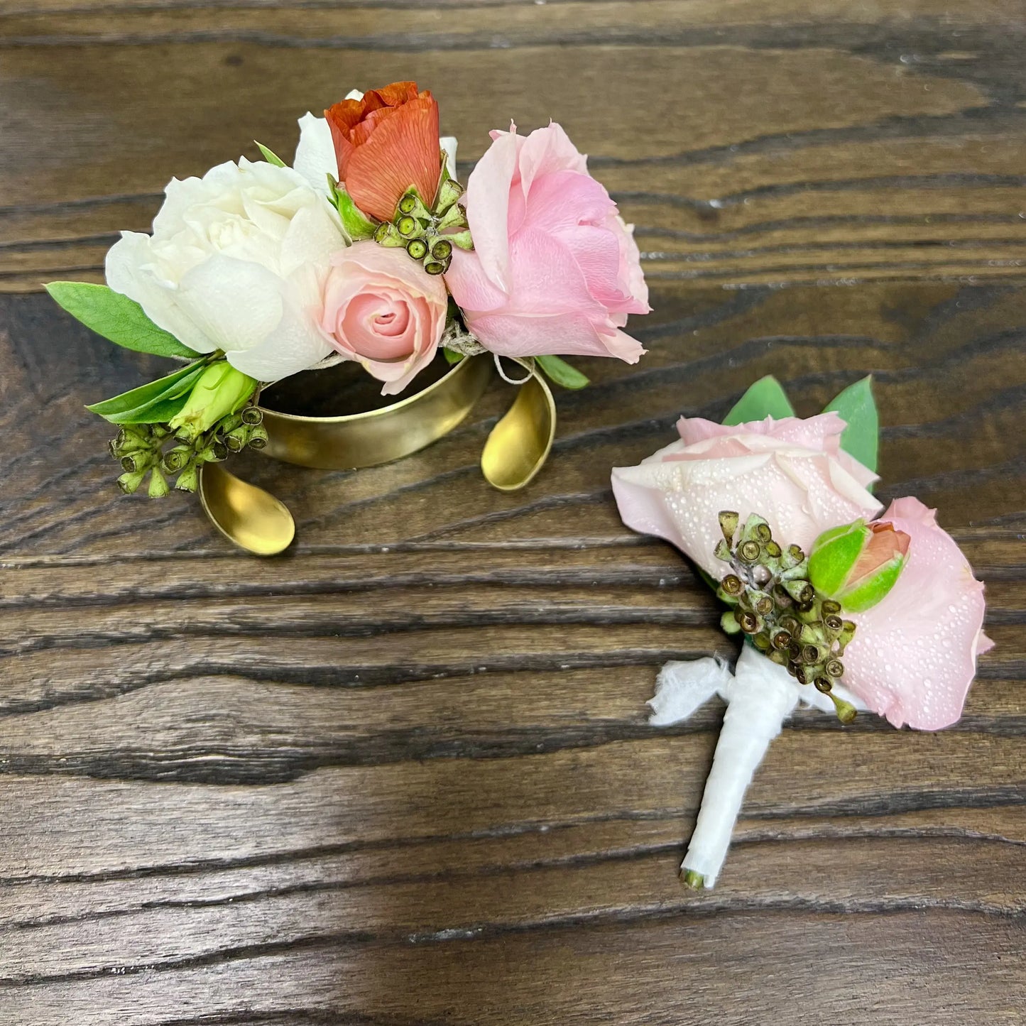 Special Occasion Corsage/Boutonniere Combo Sweet Blossoms LLC