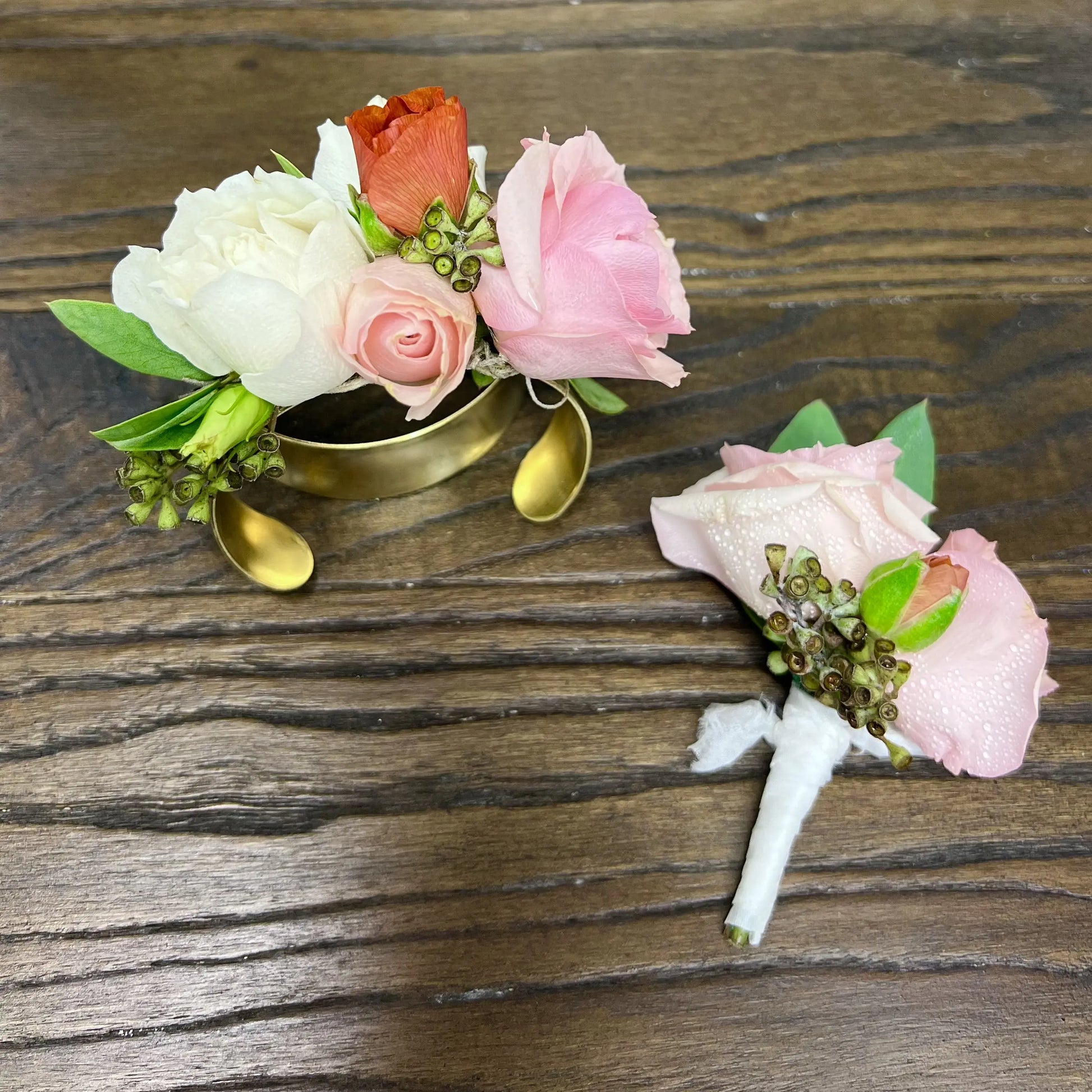 Special Occasion Corsage/Boutonniere Combo Sweet Blossoms LLC